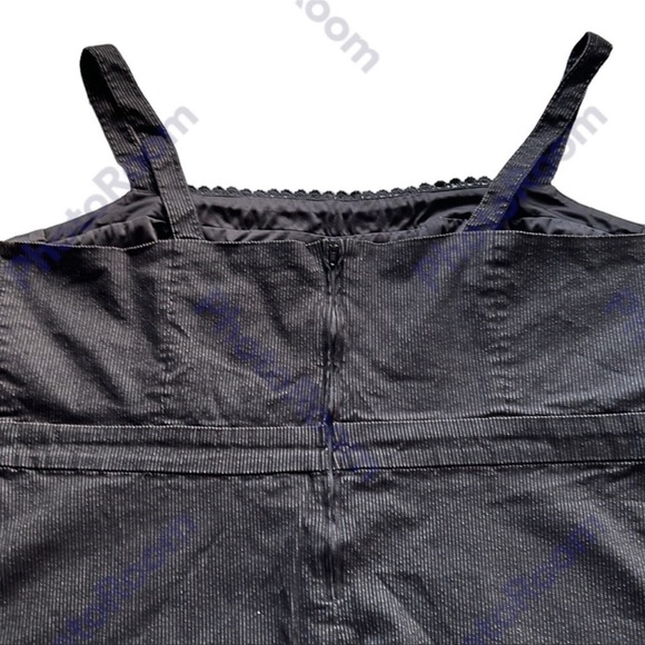 TORRID | Striped Tank Top Picot Trim Structured Black/White‎ Classic Summer 4X - Picture 5 of 6